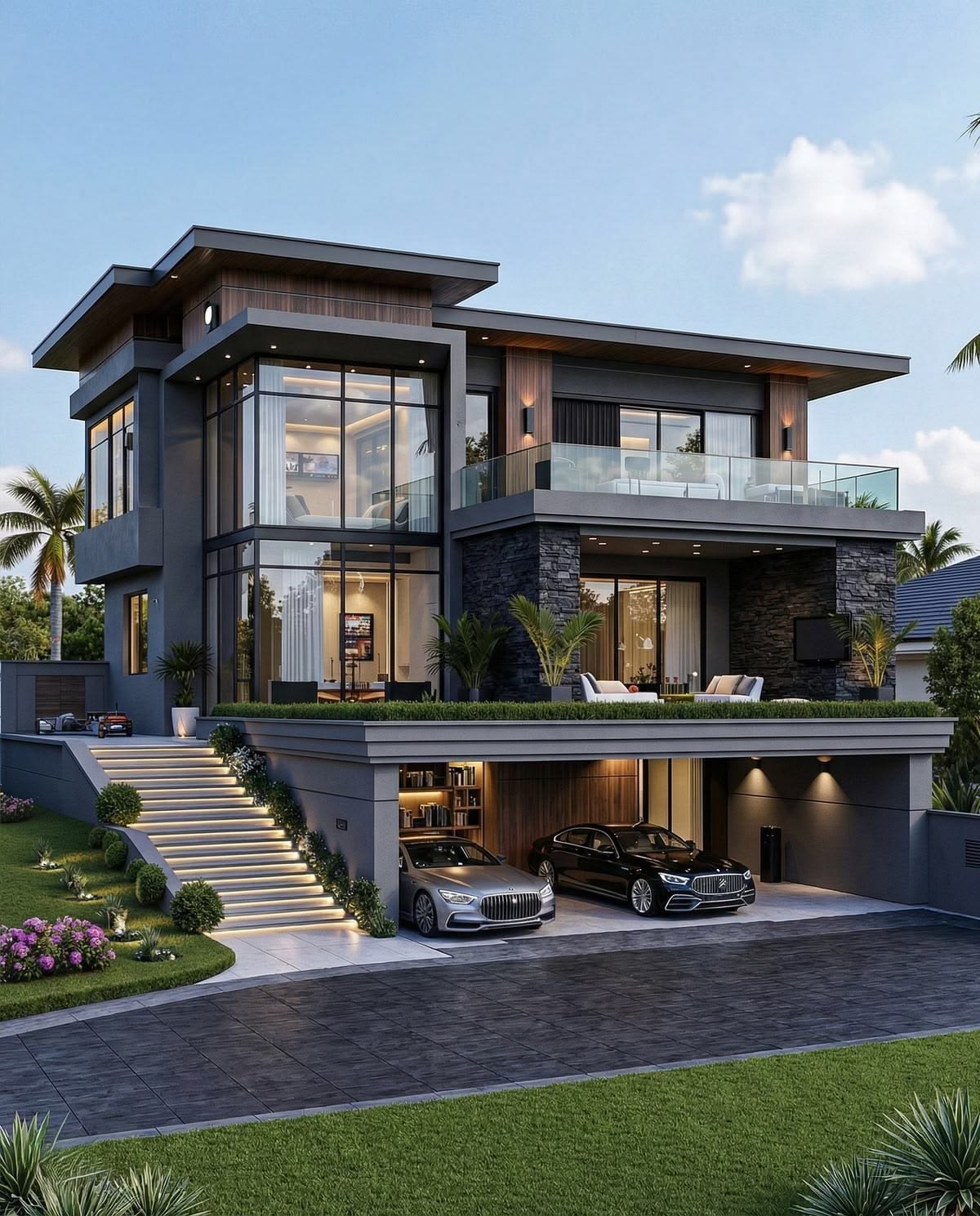 Luxury holiday rental surrounded by beautiful scenery