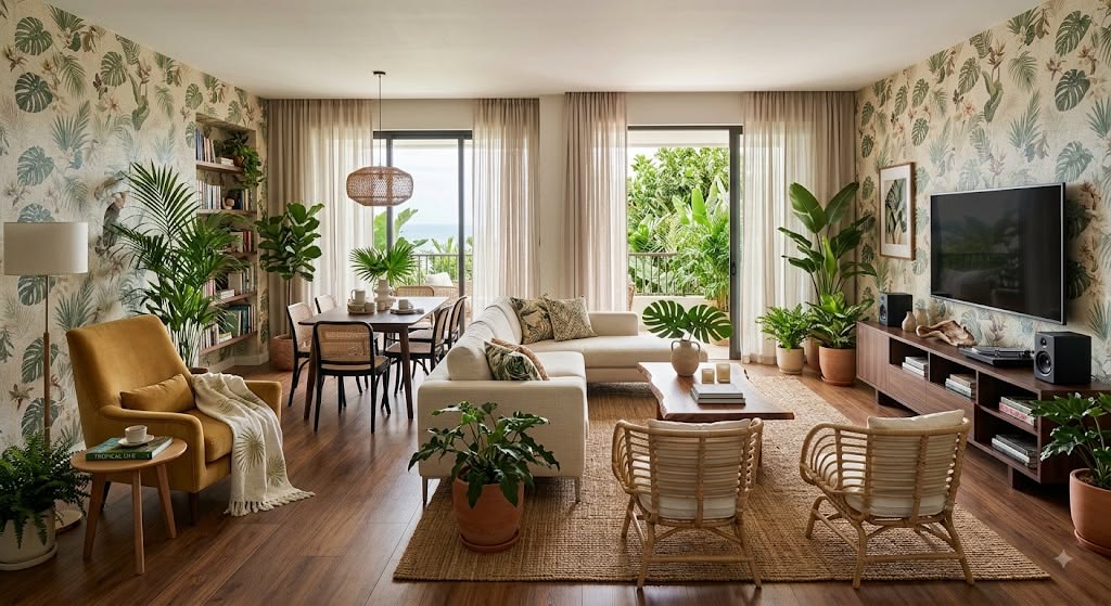 Spacious family apartment interior
