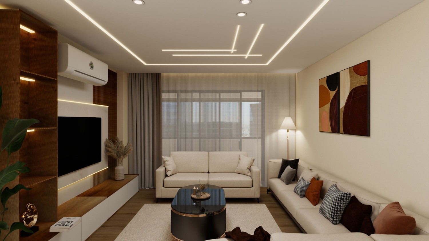 Elegant luxury rental home interior