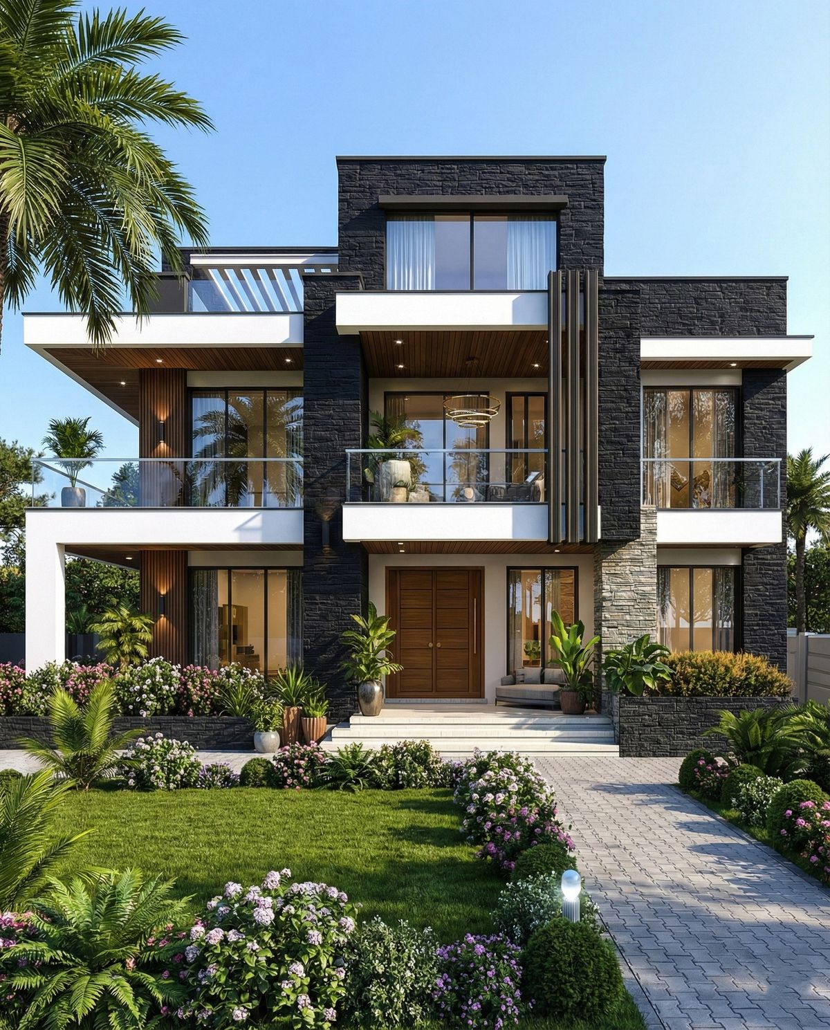 Luxury home rental with elegant living spaces