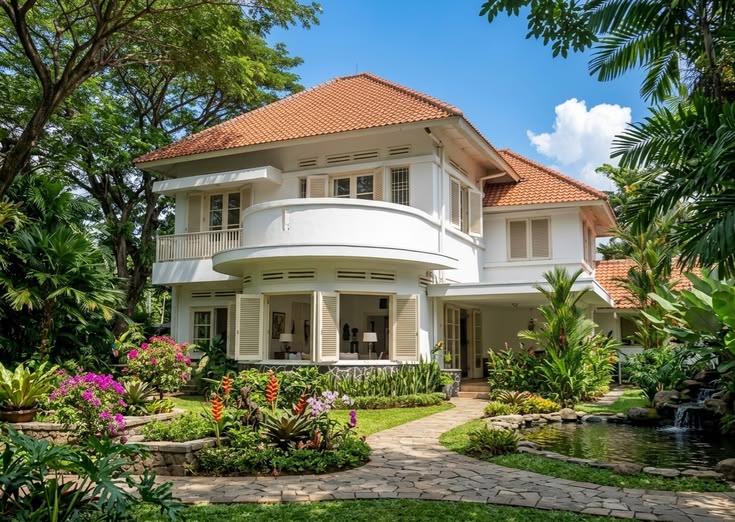 Greenery-surrounded vacation home in Kerala